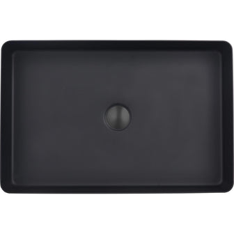 Rectangular Countertop Sink - Matt Black Finish Secondary image
