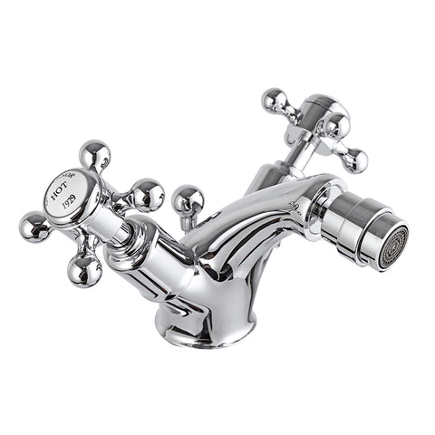 rosshead Bidet Mixer with Pop up Waste – Chrome