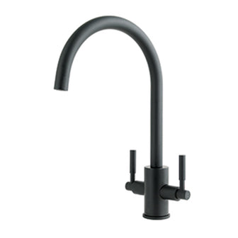 Newbury Black Kitchen Mixer Tap with Swivel Spout - Matt Finish Secondary image