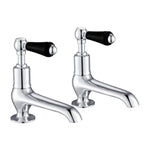 Black Lever Long Nose Basin Taps