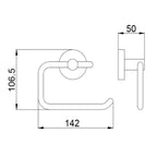 matte black toilet paper holder