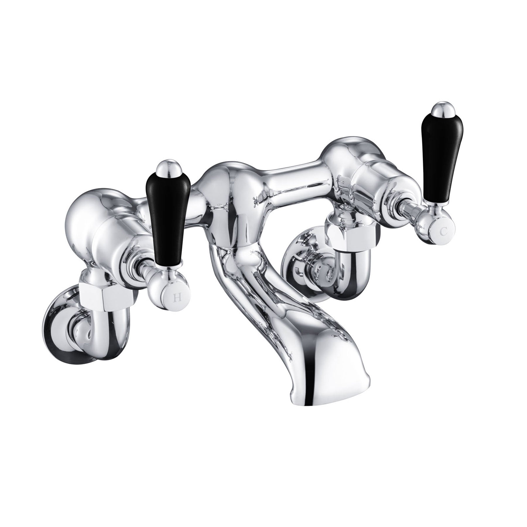Wall Mounted Traditional Bath Filler – Chrome Secondary image