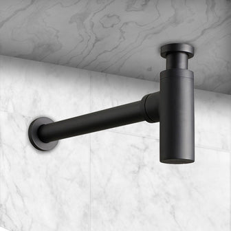 matt black bottle trap Main image