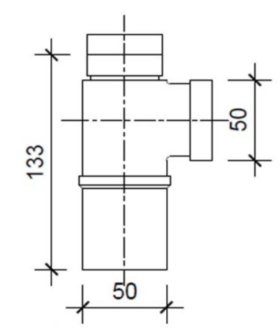 Chrome Bottle trap with 300mm Extension Pipe Secondary image