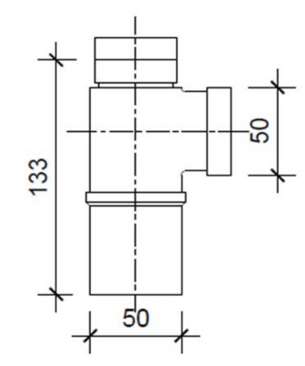 Chrome Bottle trap with 300mm Extension Pipe Secondary image