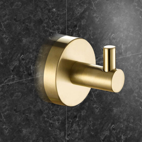 Brushed  Gold Single Robe Hook