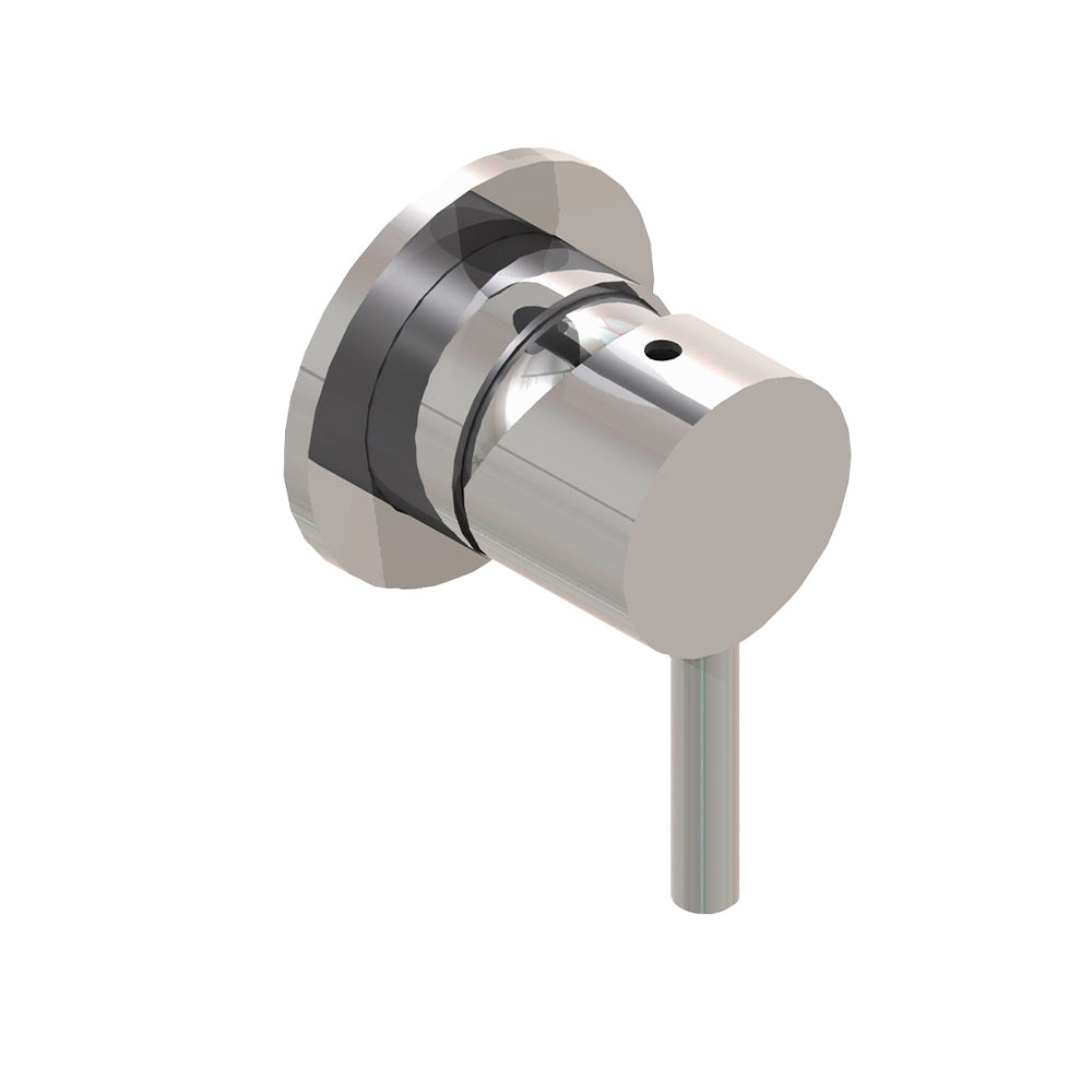 rushed Stainless Steel Concealed Single Lever Manual Valve