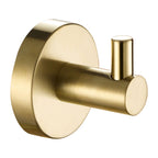 VOS Single Robe Hook Brushed Brass