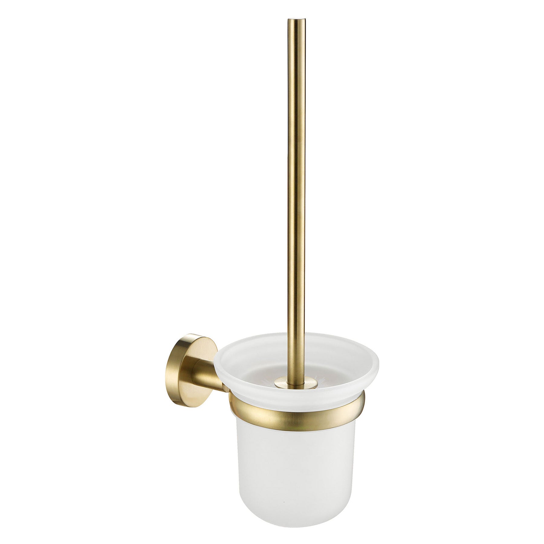 VOS Toilet Brush Holder Brushed Brass