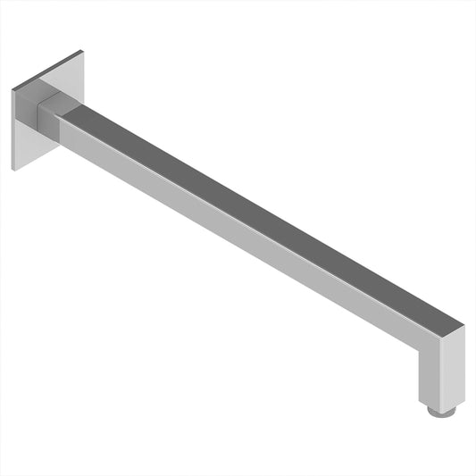INOX Wall Mounted Square Shower Arm, 400mm - Stainless Steel 1000