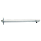 Wall Mounted Sleek Square Shower Arm, 400mm - Chrome Finish