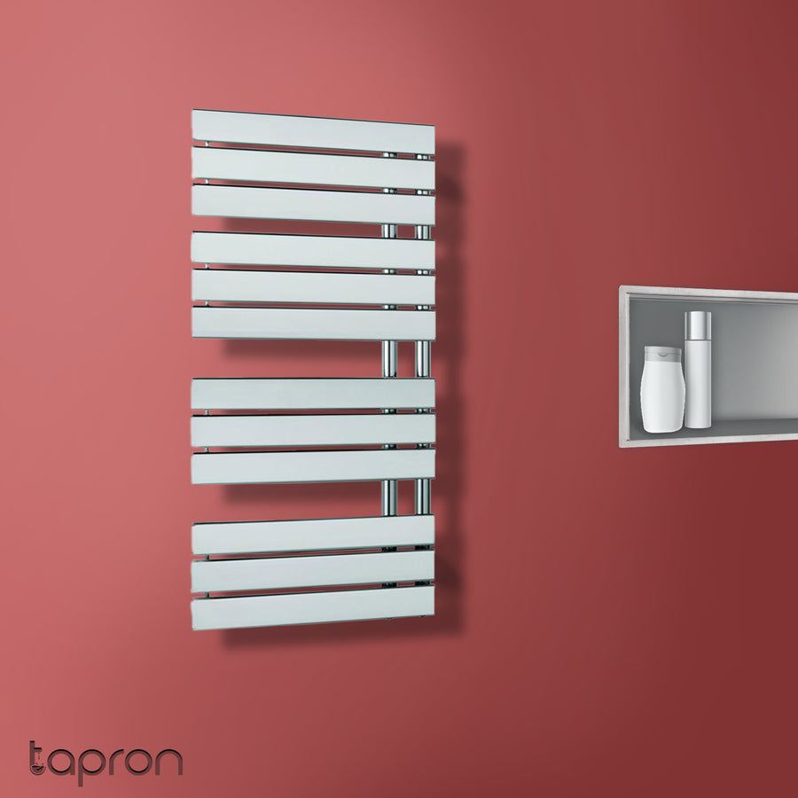 Open-Side Chrome Towel Radiator