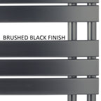 black towel radiator