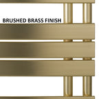 Gold Bathroom Radiator | Brushed Brass Towel Rail | Tapron UK