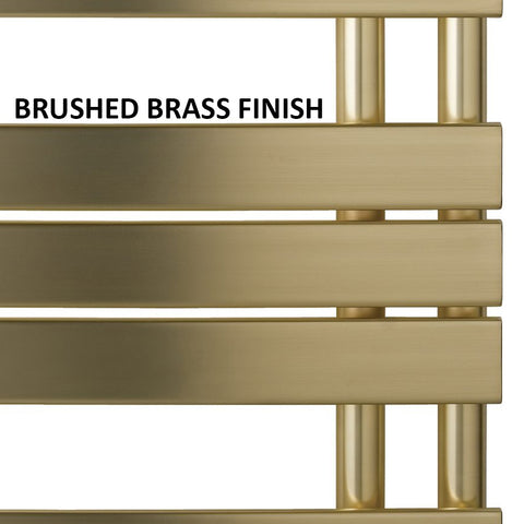 Gold Bathroom Radiator | Brushed Brass Towel Rail | Tapron UK