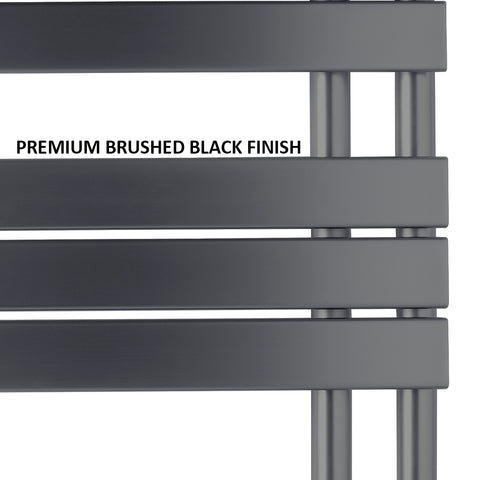 Towel Radiator Black Dual Fuel Bathroom Radiator Tapron