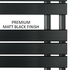 Black towel radiator