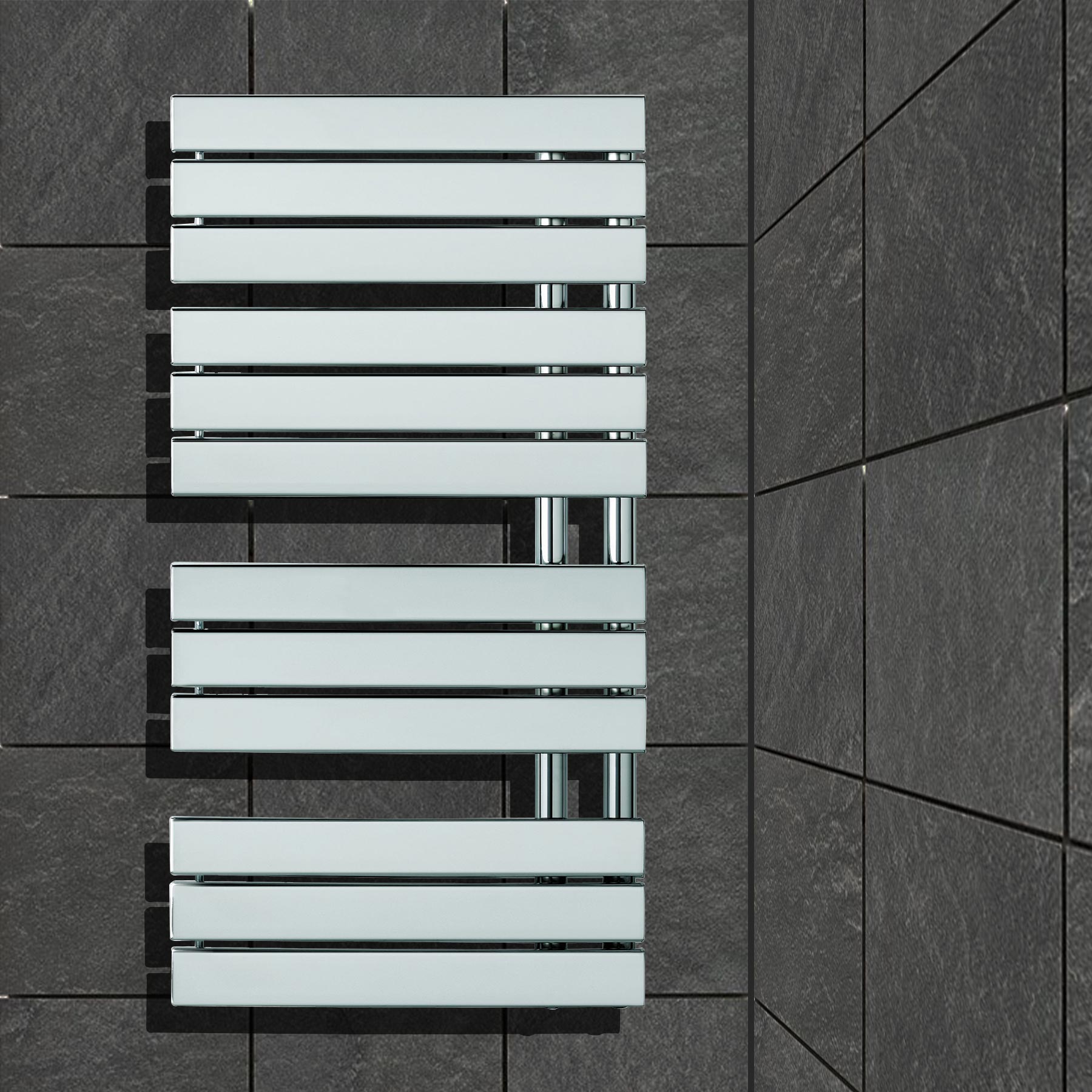 Chrome towel rail radiator