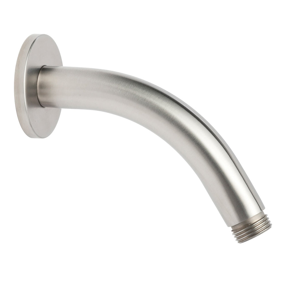Inox Brushed Stainless Steel Short Wall Mounted Shower Arm - 200mm Main image