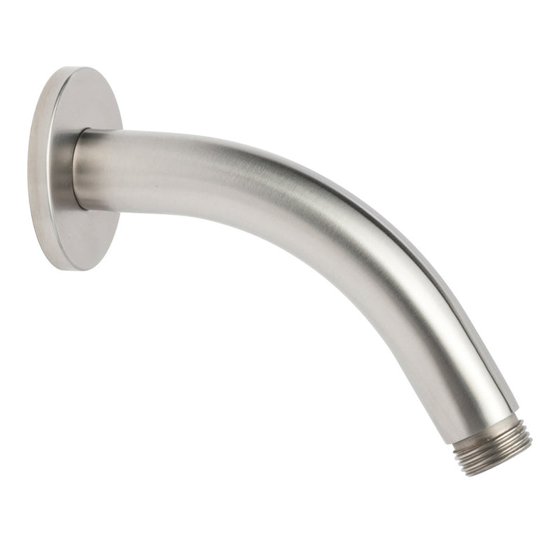 Inox Brushed Stainless Steel Short Wall Mounted Shower Arm - 200mm