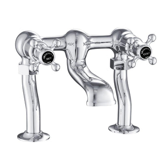 Traditional Deck Mounted Bath Filler Tap with Single Outlet – Chrome Secondary image