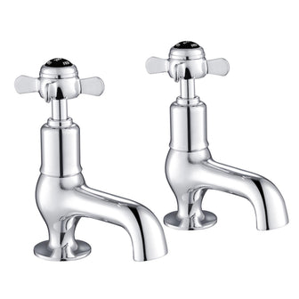 Chrome Crosshead Cloakroom Basin Pillar Taps Secondary image