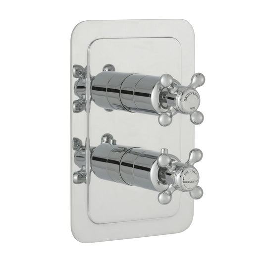 Chester crosshead 1-outlet concealed thermostatic shower valve 1800