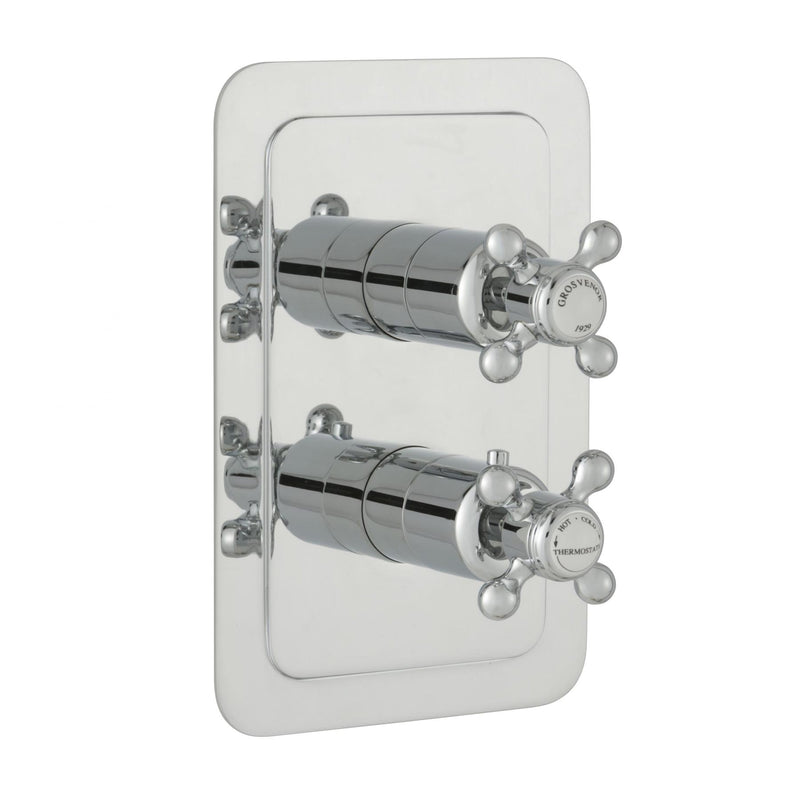 Chester crosshead 1-outlet concealed thermostatic shower valve