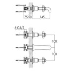 traditional sink tap-Drawing Technical