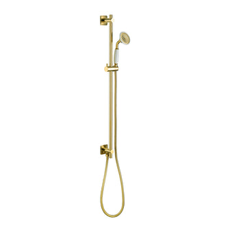 Polished Gold Shower Riser Rail Kit with Handset Secondary image