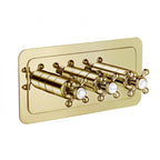 antique gold traditional shower valve