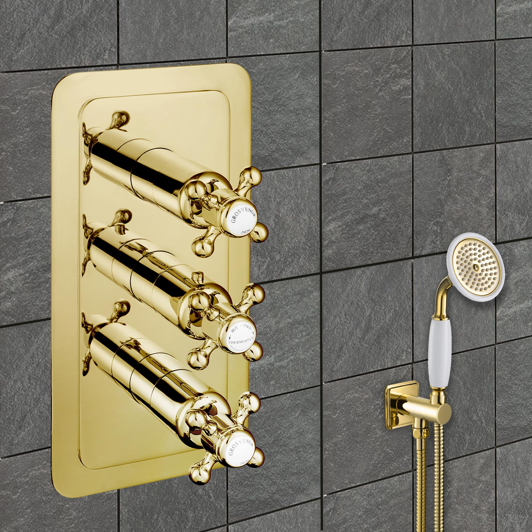 3 way shower control valve
