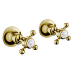 Gold Cross White Wall Valves 1/2, LP 0.2