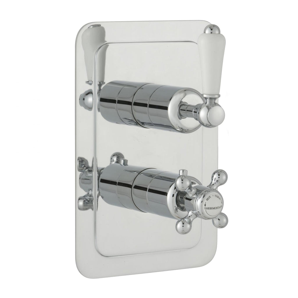 two way thermostatic shower concealed valve - Victorian design