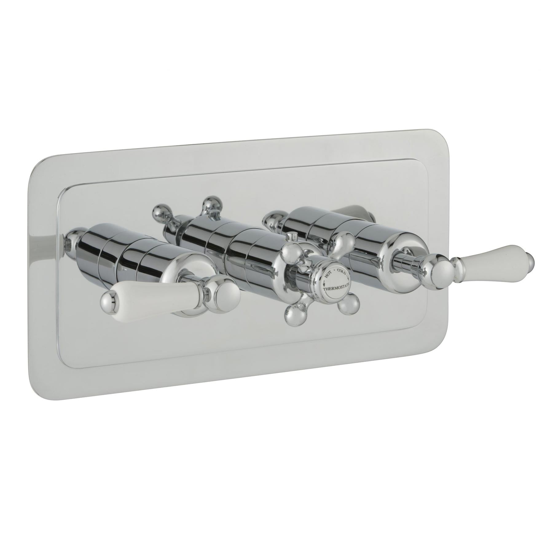Three Outlet Horizontal Concealed Thermostatic Shower Valve - Tapron
