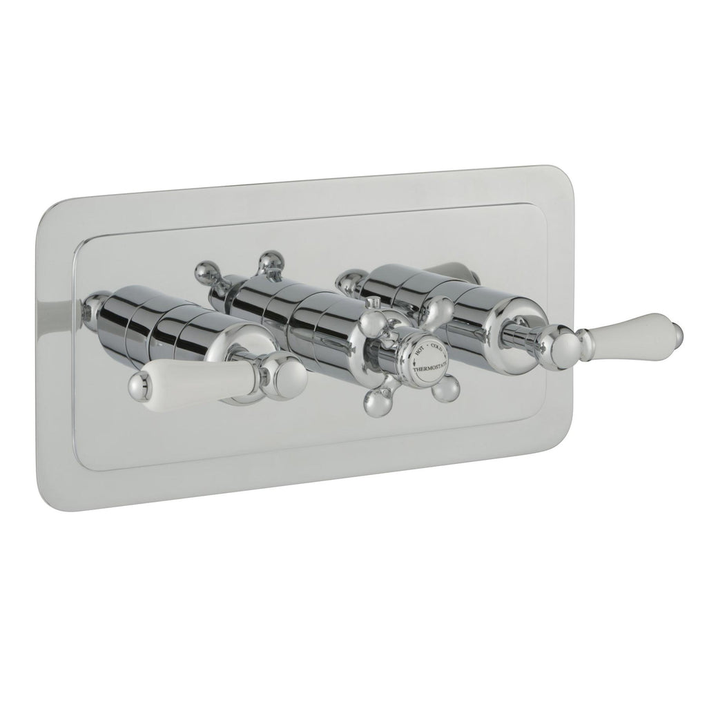 Three Outlet Horizontal Concealed Thermostatic Shower Valve - Tapron