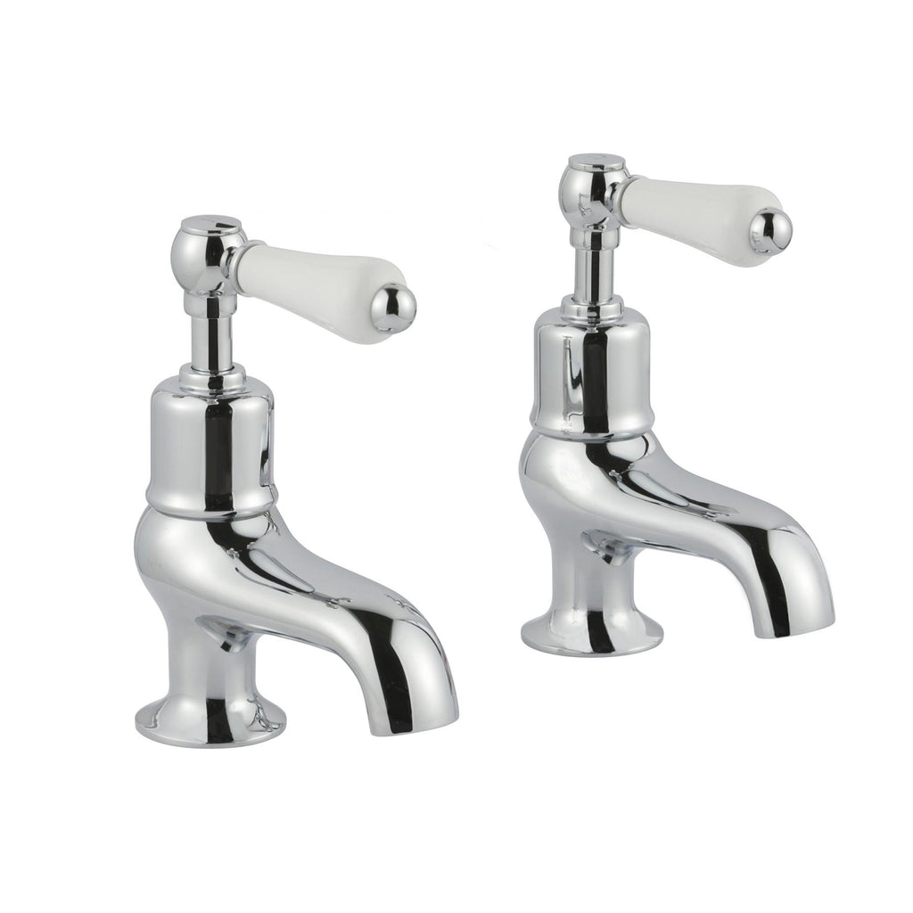 Bath Pillar Taps - Chrome