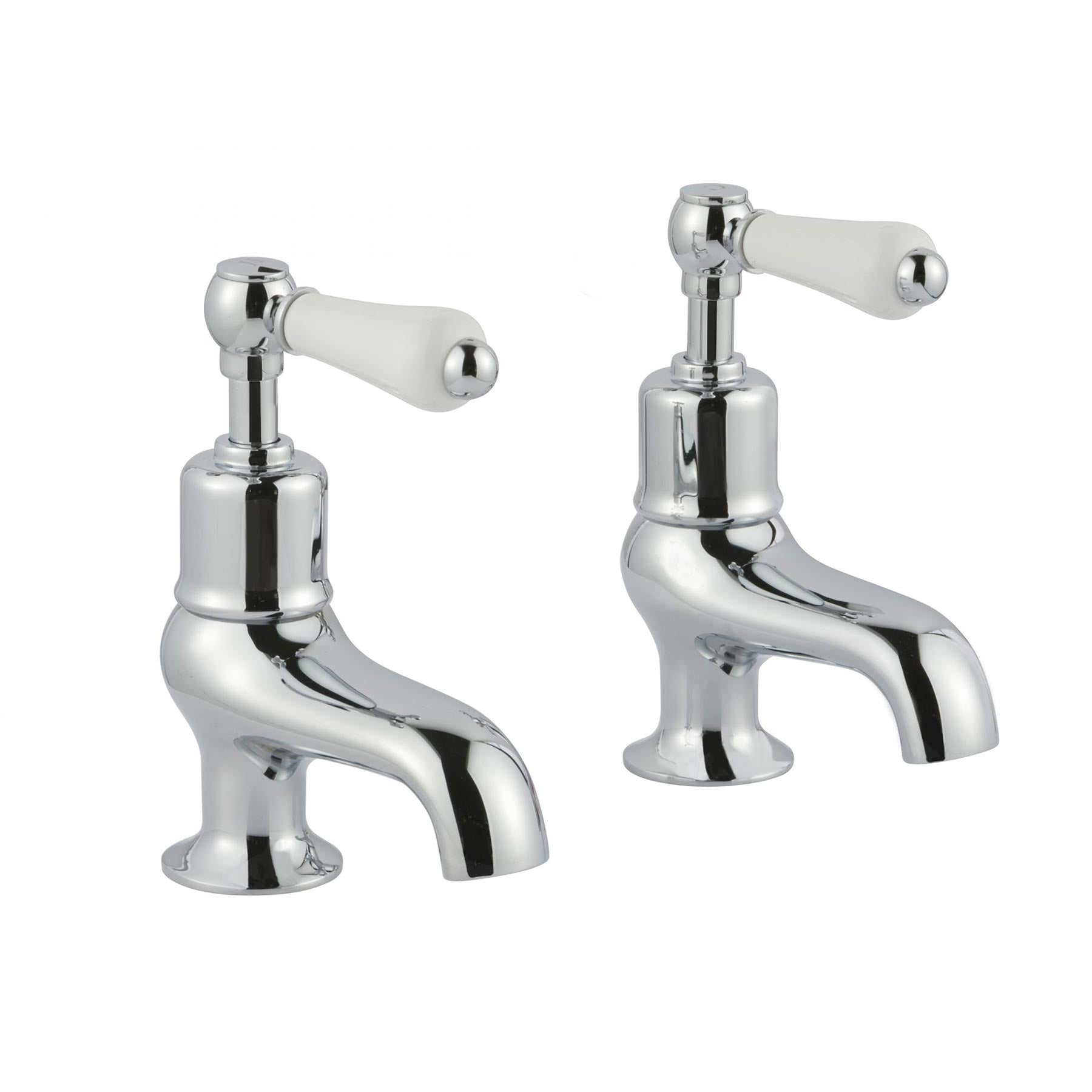 Bath Pillar Taps - Chrome