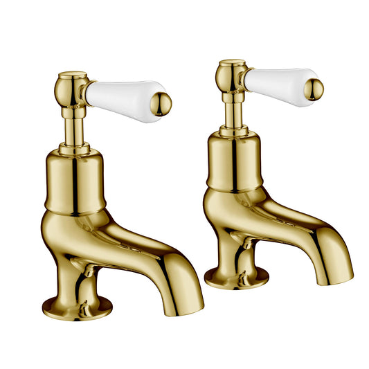 lever Gold bath taps, HP1 1800