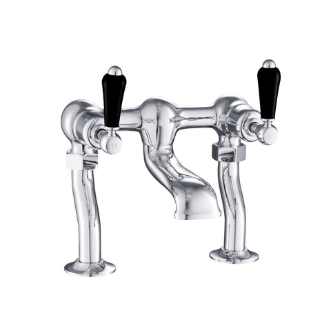 Traditional Deck Mounted Bath Filler Tap with Single Outlet – Chrome