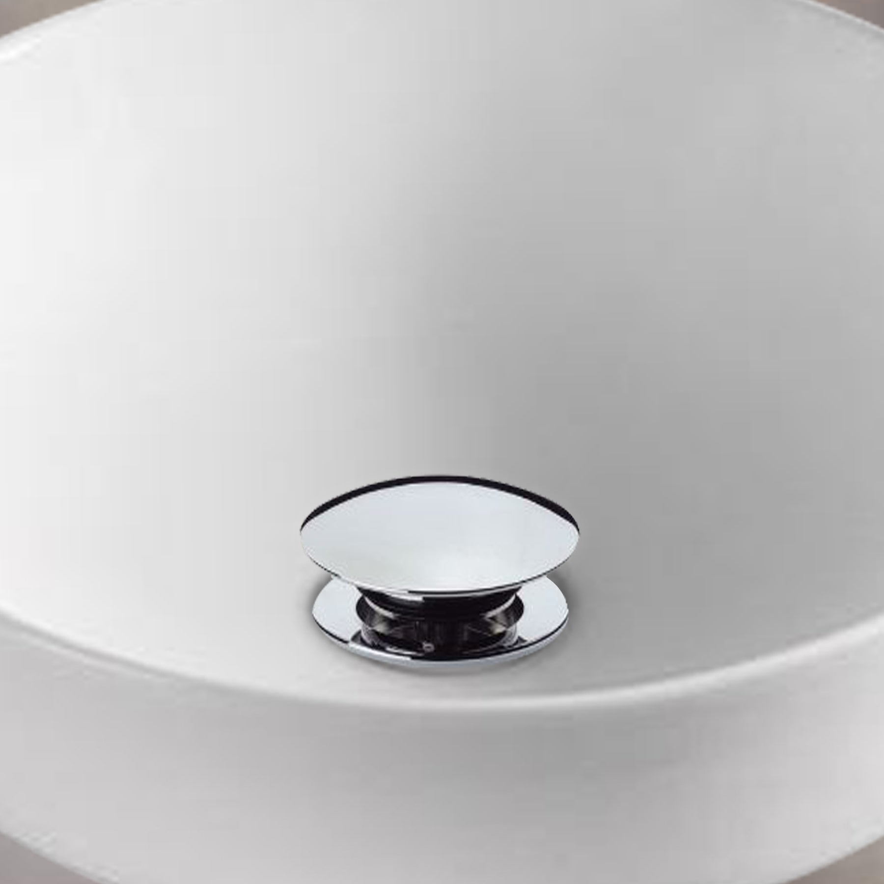 Unslotted Click Clack Basin Waste - Chrome Finish Secondary image
