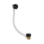 VOS Exofil Overflow Bath Filler with Click Clack Waste Matt Black-Tapron