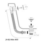 click clack bath waste