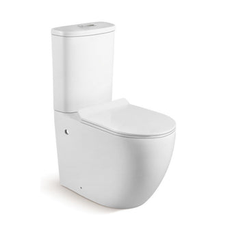Rimless Close-Coupled Toilet with Soft Close UF Seat Cover-Tapron Main image