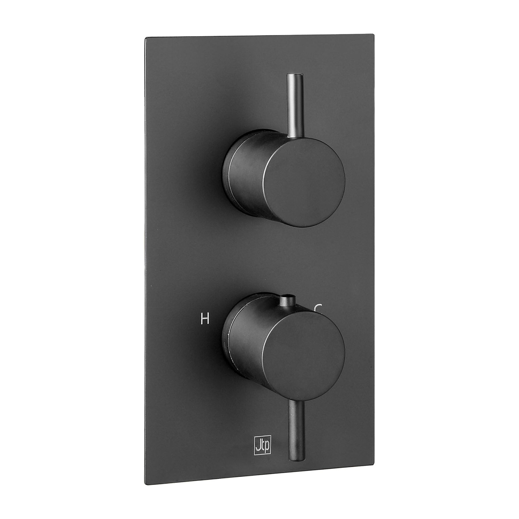 1 Outlet Thermostatic Concealed Shower Valve - Matt Black Secondary image