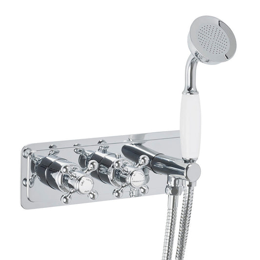 Crosshead Thermostatic Concealed Two Outlet Valve -Tapron 1000