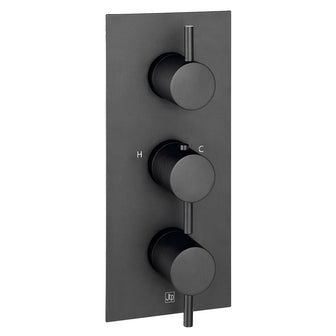 Concealed Thermostatic Shower Valve Matt Black-Tapron Main image