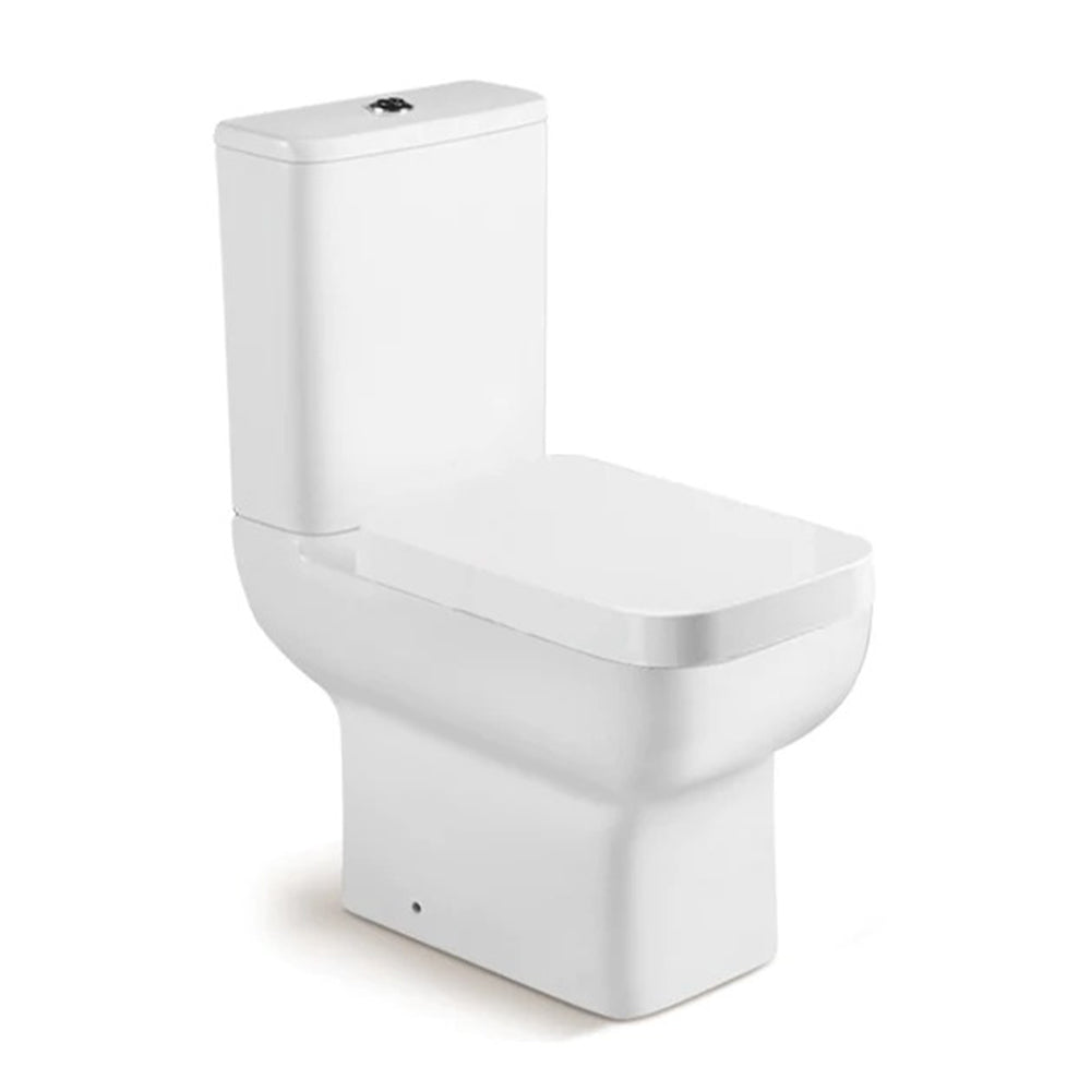 Close Coupled Toilet with Soft Close UF Seat Cover-tapron