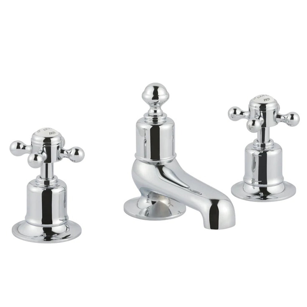Crosshead 3-Hole Long Nose Basin Mixer