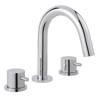 3-Hole Deck-Mounted Basin Mixer Tap - Chrome Secondary image